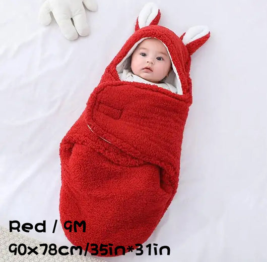 Saco de Dormir para Bebé Recién Nacido en Fleece Suave - Envoltorio Térmico Unisex con Soporte para la Cabeza - Image 33