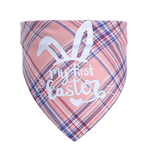 Toalla Triangular para Mascotas Conejo de Pascua Capa Única - Image 8