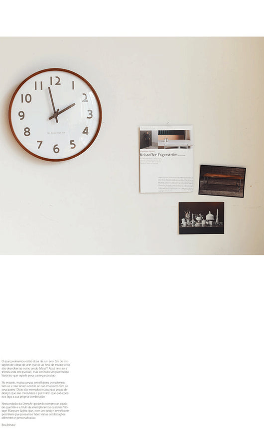 Reloj de Pared Nórdico Moderno 30cm Madera Maciza Silencioso - Image 9