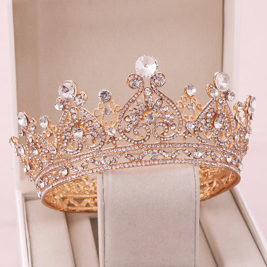Corona de Princesa con Rhinestones en Forma de Corazón - Accesorio para el Cabello de Lujo - Image 2