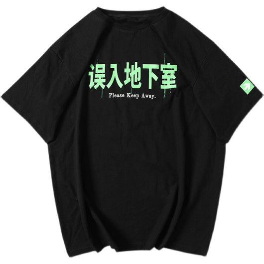 Camiseta de Algodón Estampada Suelta y Cómoda - Image 8