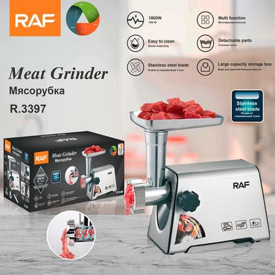 Moledor de Carne Eléctrico Multifuncional de Acero Inoxidable - Image 9