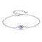 Sterling Plateado Bracelet Explosive Net Rojo Demon Eye Blanco Dorado