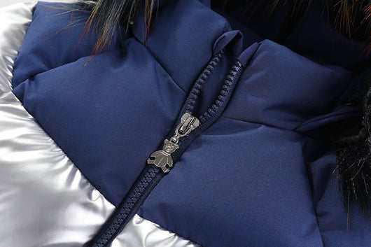 Mameluco Infantil con Cuello de Piel Acolchado para Invierno - Image 19