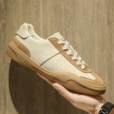 Zapatos Casuales de Cuero Genuino con Plataforma y Detalles en Contraste - Image 7