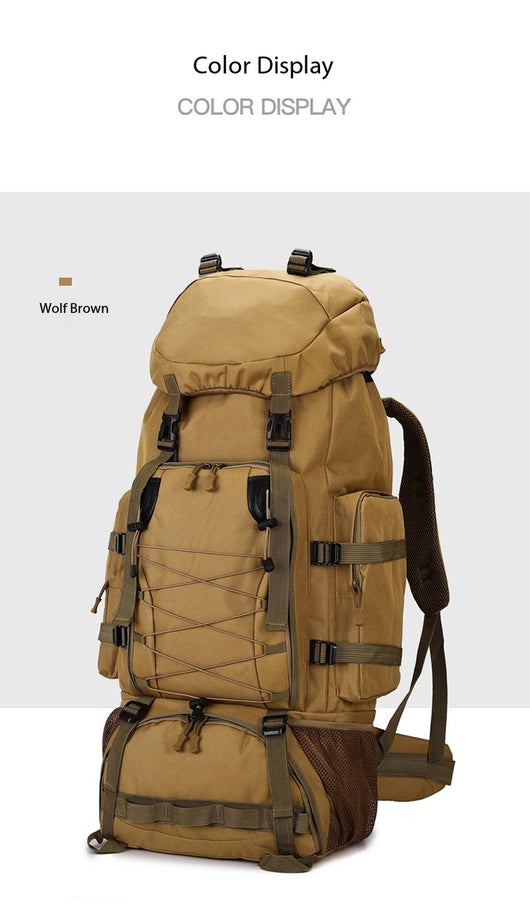 Mochila de Senderismo de Gran Capacidad - Resistente para Camping y Viajes Largos - Image 23