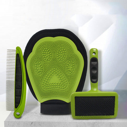 Kit Completo de Aseo para Mascotas con Rastrillo y Peine Deslanador - Image 3