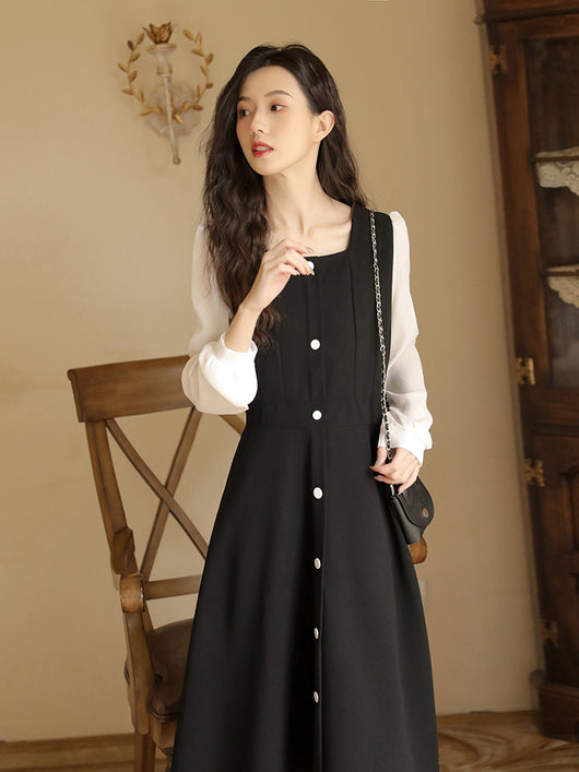 Vestido Negro Clásico Estilo Hepburn - Elegancia Francesa Atemporal - Image 5