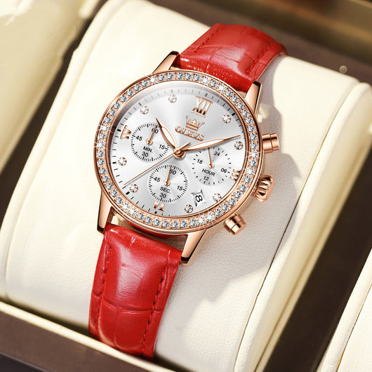 Reloj Cuarzo para Mujer con Diamantes y Funciones Cronómetro - Image 7