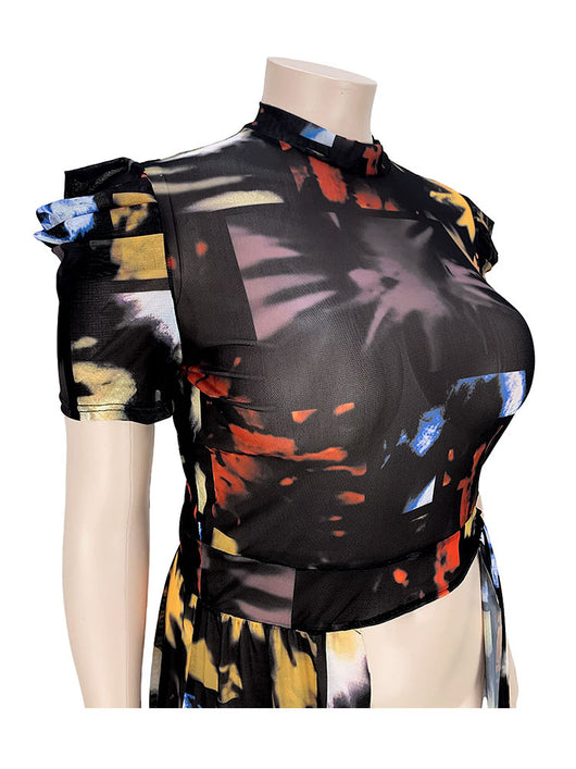 Vestido Camisero Largo Talla Grande para Mujer - Ropa de Club - Image 8