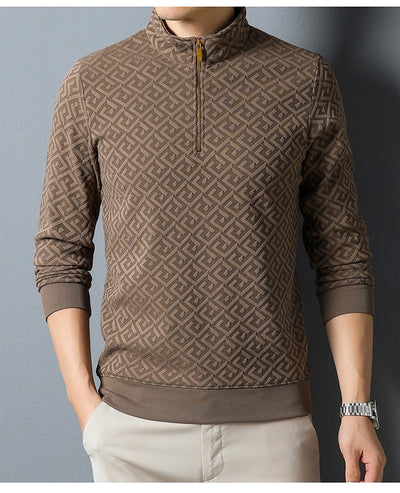 Camisa Casual con Cuello de Solapa y Cierre de Cremallera para Hombre - Image 20