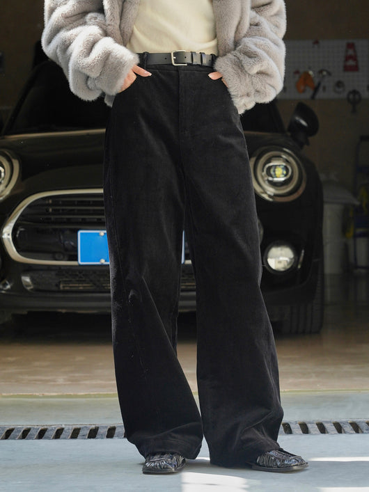 Pantalones Casuales Rectos Cómodos para Mujer con Abrigo Térmico - Image 13