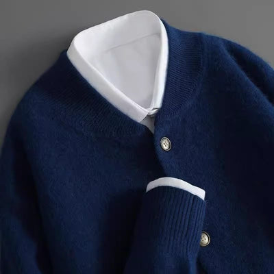Cardigan Grueso y Cálido para Hombre - Suéter Holgado - Image 3