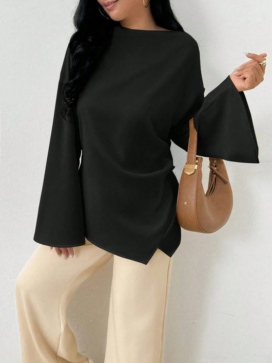 Blusa Larga con Dobladillo Irregular para Mujer - Image 14
