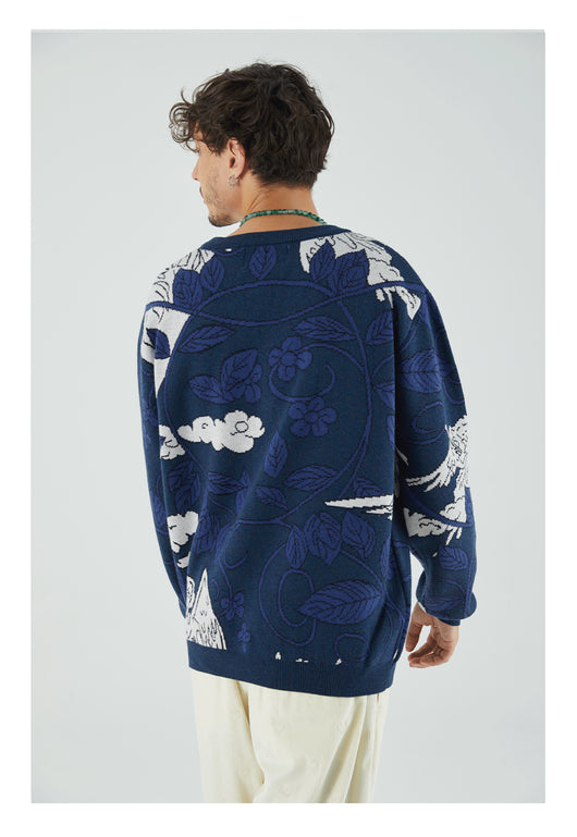 Suéter Tejido Cuello Redondo Casual con Estampado Xiangyun Angel - Image 13