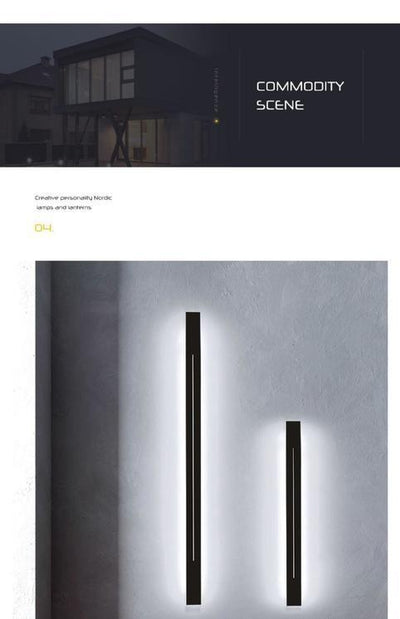 Luces LED Lineales para Exteriores - Iluminación Moderna para Muros y Portones - Image 11