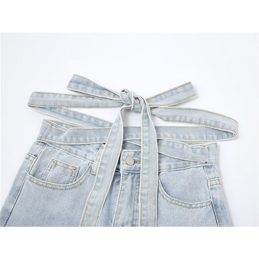 Pantalones Anchos Sueltos con Tiras - Diseño Moderno y Versátil - Image 13