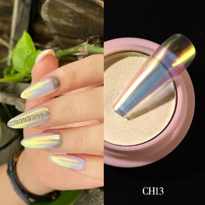 Polvo Espejo Sinfónico para Uñas - Efecto Cromático Profesional - Image 16