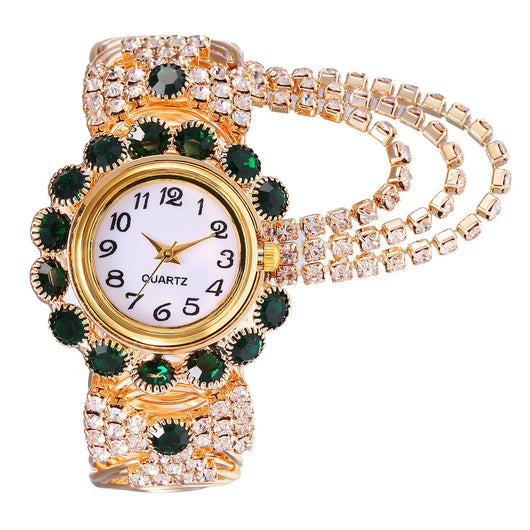 Reloj de Cuarzo para Mujer con Cadena de Diamantes y Cierre de Garra - Image 7