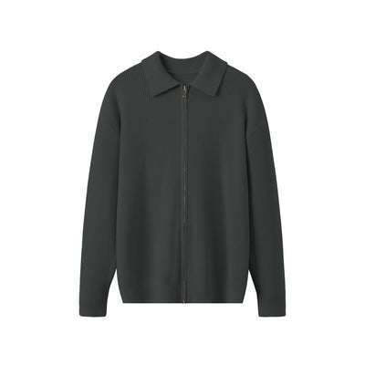 Cardigan de Lana con Cierre para Hombre - Suéter Tipo Saco Elegante - Image 6