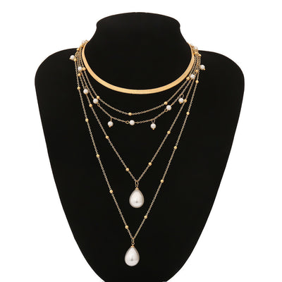 Collar de Novia con Perlas y Borlas Multicapa - Image 9