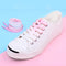 Zapatos de Lona Blancos Casual con Cordones Degradado Colorido