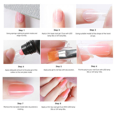 Adhesivo de Cristal para Extensiones de Color Sólido - Image 19