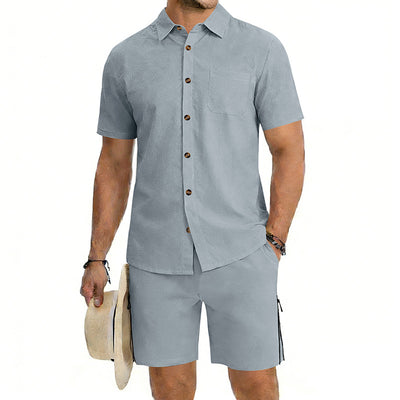 Conjunto de Dos Piezas: Camisa Manga Corta y Shorts con Cordón - Image 10
