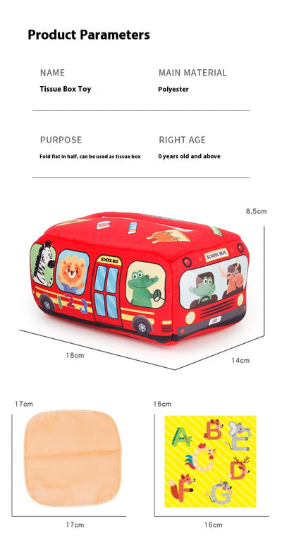 Caja de Juguete con Cordón de Tela para Papel Secante Infantil - Image 18