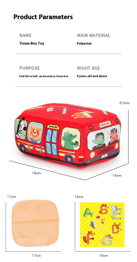 Caja de Juguete con Cordón de Tela para Papel Secante Infantil - Image 18