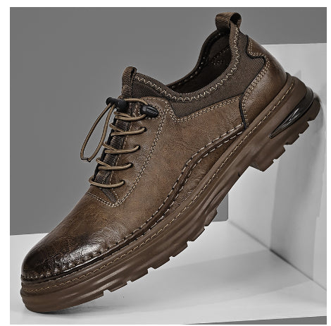 Zapatos Casuales de Cuero para Hombre en Talles Grandes - Image 9