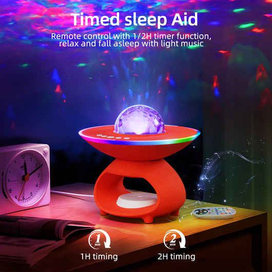 Proyector de Cielo Estrellado LED con Altavoz Bluetooth y Luz de Ambiente - Image 14