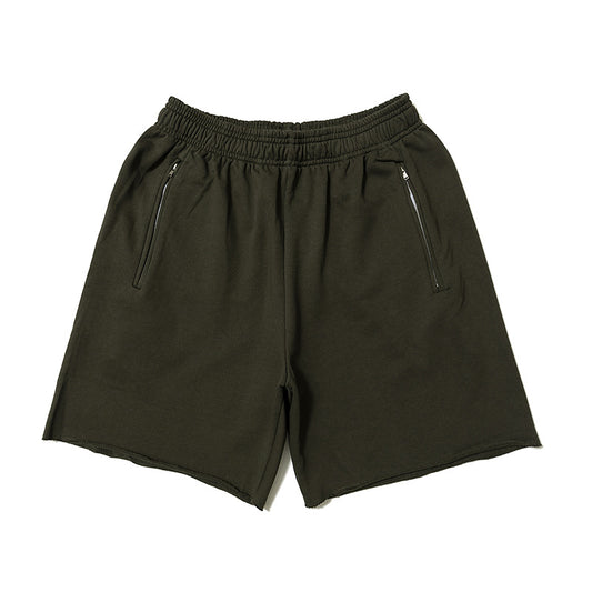 Shorts de Algodón Teñido Pesado para Hombre - Estilo Urbano Minimalista - Image 2