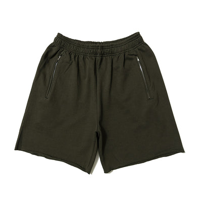 Shorts de Algodón Teñido Pesado para Hombre - Estilo Urbano Minimalista - Image 2