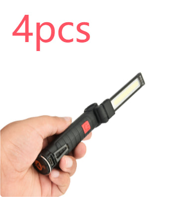 Linterna Táctica LED COB Recargable USB Impermeable con Imán y Gancho - Image 17