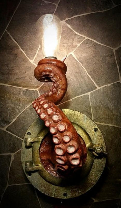 Lámpara de Pared Pulpo Retro con Tentáculos Luminosos LED - Image 8