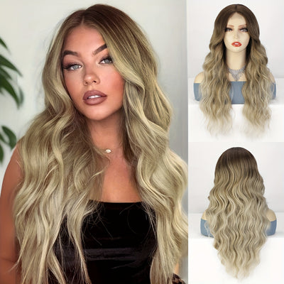 Peluca Frontal de Encaje Estilo Europeo y Americano para Mujer - Image 14