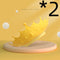 2 Peças Coroa Amarelo Limão Estilo 1