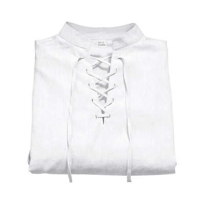 Camisa Henley de Lino Manga Larga para Hombre - Image 16