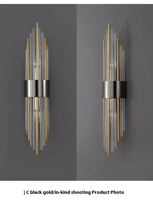 Lámpara de Cristal para Pared de TV - Iluminación Elegante para Sala de Estar - Image 24