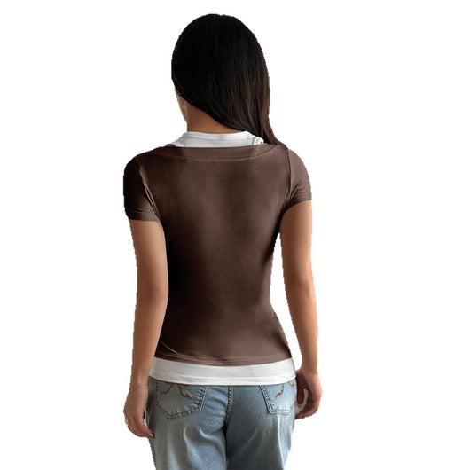 Chaleco Ajustado de Manga Corta para Mujer - Image 5