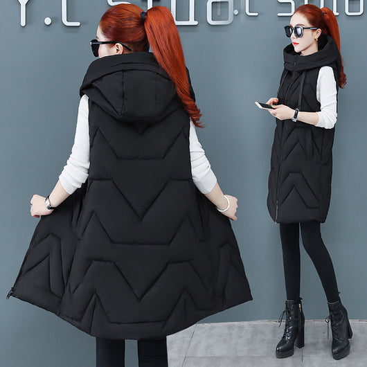 Chaleco Acolchado Coreano Slim Fit para Mujer - Image 3