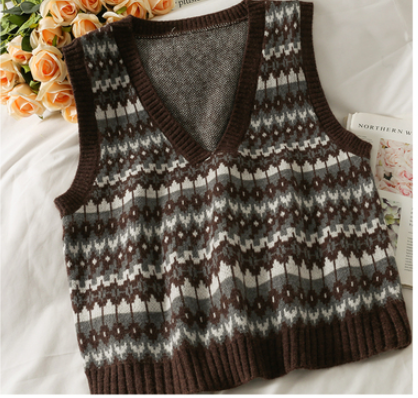 Cardigan Holgado Estilo Universitario para Mujer - Image 91