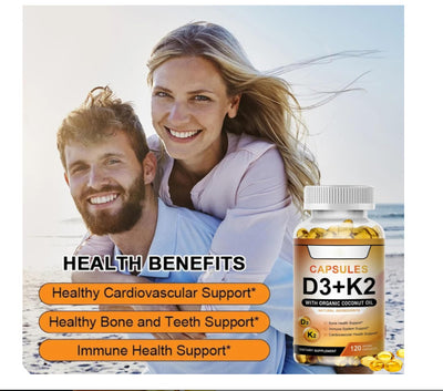 Cápsulas Blandas de Vitamina D3 y K2 de Alta Potencia - Image 14