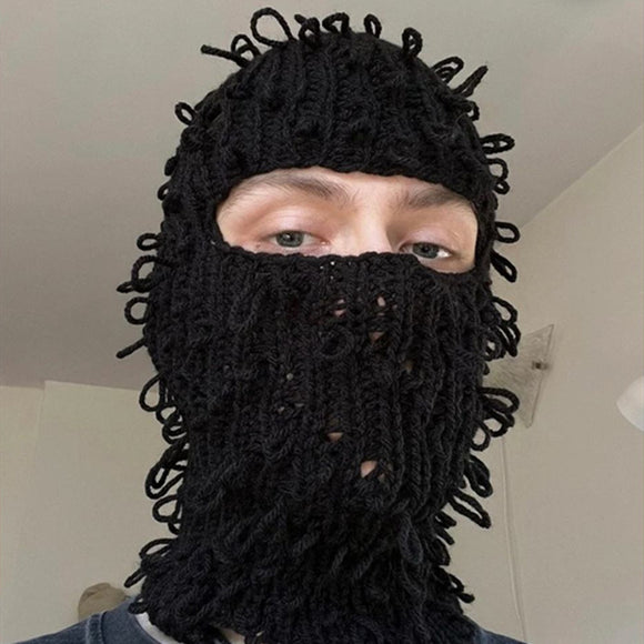 Gorro de Esquí Halloween Divertido Negro Espiral