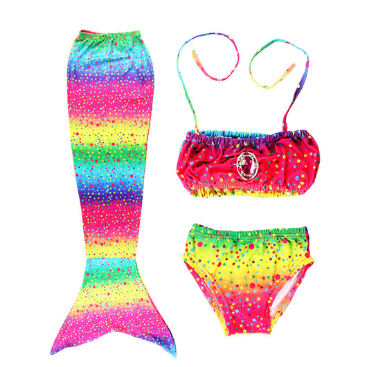 Conjunto de Bikini Cola de Sirena para Niñas - Mayoreo - Image 23