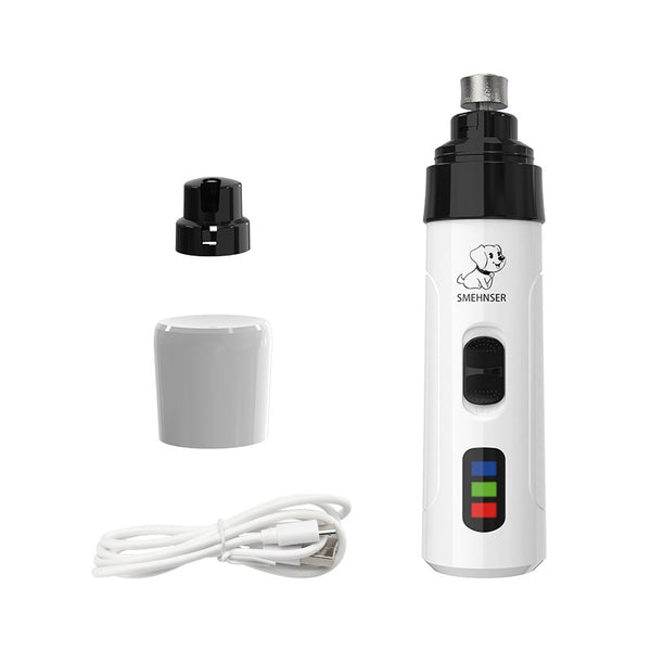 Cortauñas Eléctrico para Perros con LED - Manicura Profesional sin Dolor