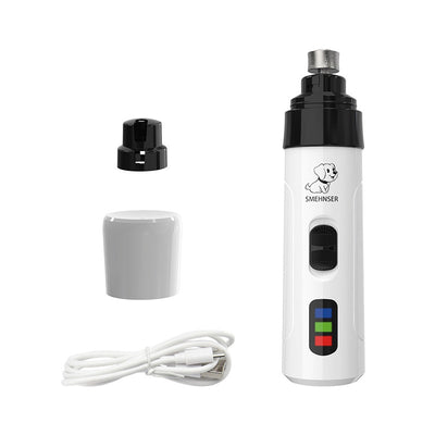 Cortauñas Eléctrico para Perros con LED - Manicura Profesional sin Dolor