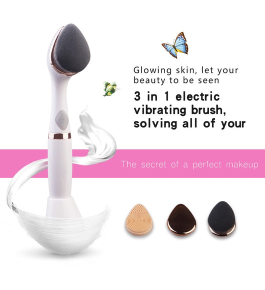 Cepillo Limpiador Facial 3 en 1 Multifuncional