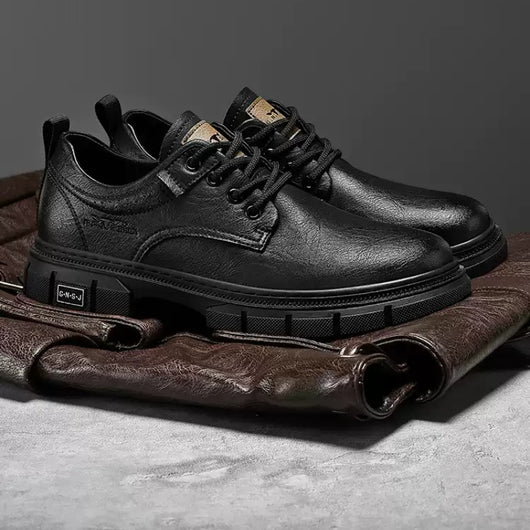 Zapatos de Cuero Ejecutivos para Hombre - Primavera y Otoño - Image 8